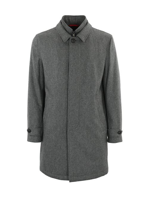 Morning Coat in flanella di lana Grigio FAY | NAM62490160 WGZB605